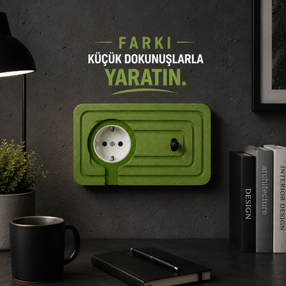 İkili Duvar Anahtar Priz Kaplamaları