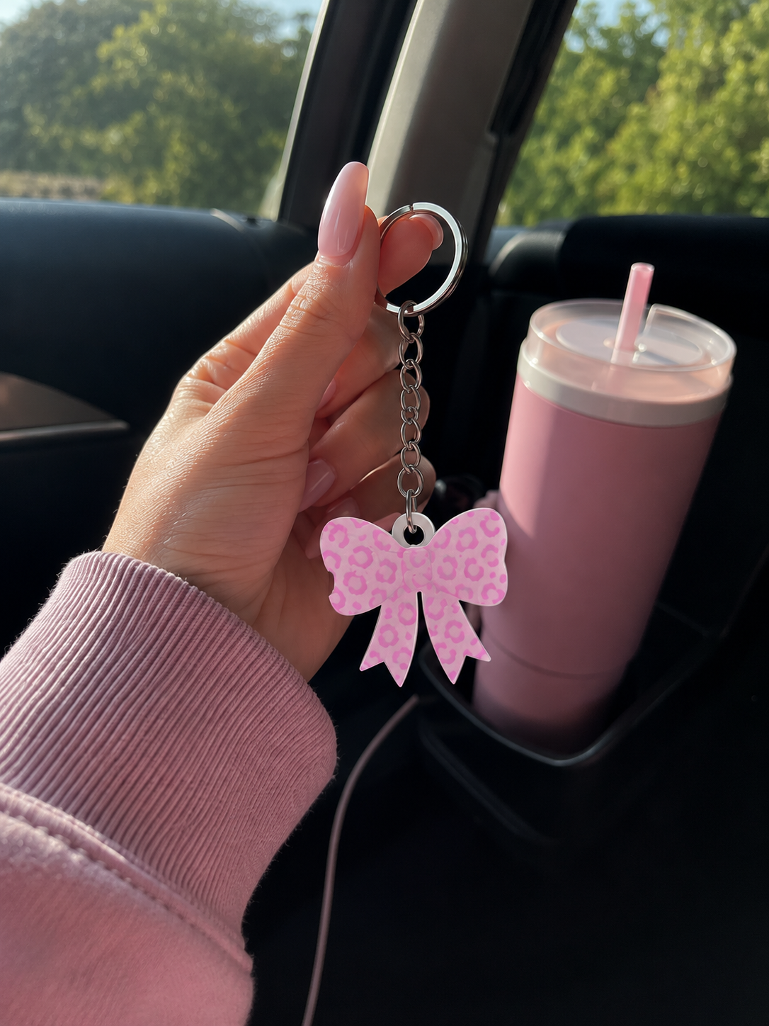 Pembe Fiyonk - Açacaklı Anahtarlık