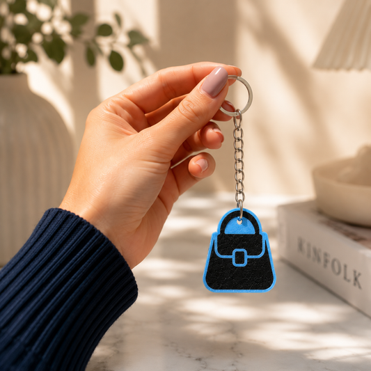 Blue Heart - Keychain with Bottle Opener