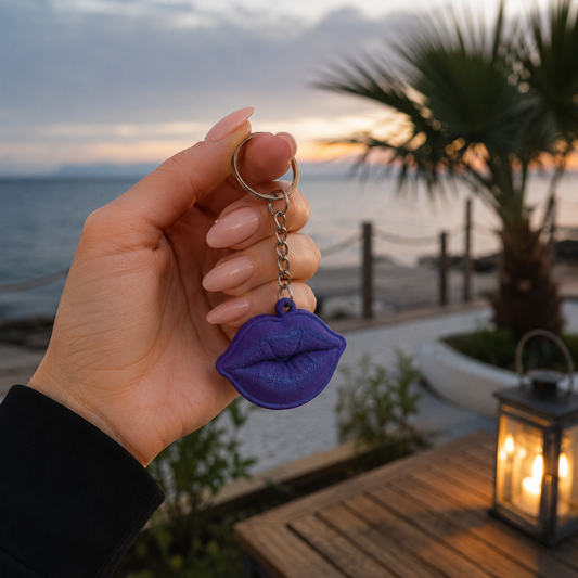 Blue Heart - Keychain with Bottle Opener