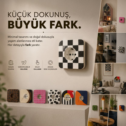 Tekli Priz Kaplamaları